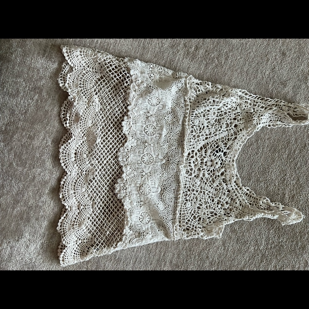 Beautiful American Eagle Crocheted Top